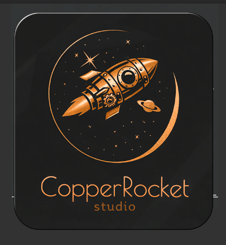 Copper Rocket Studio Logo